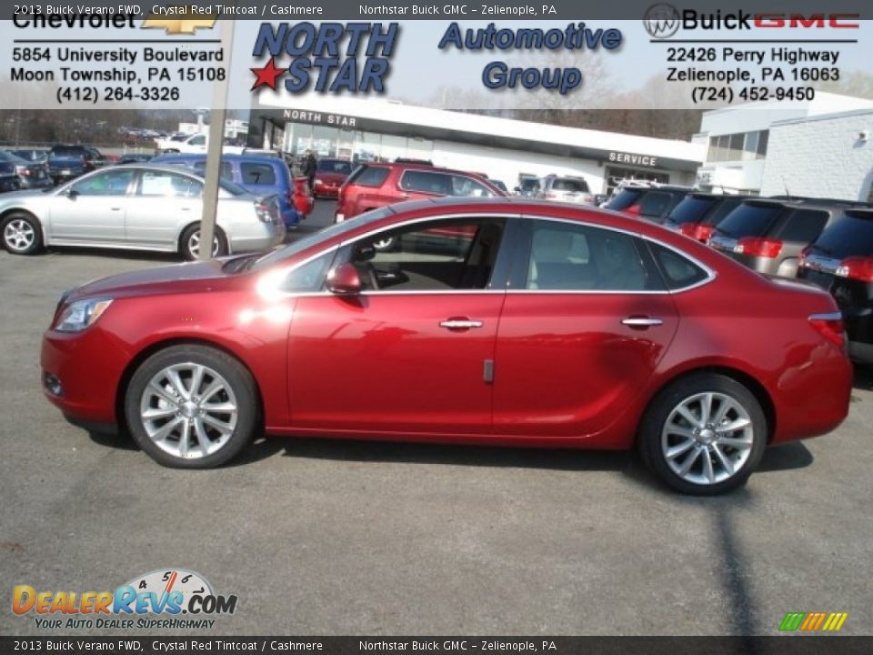 2013 Buick Verano FWD Crystal Red Tintcoat / Cashmere Photo #1