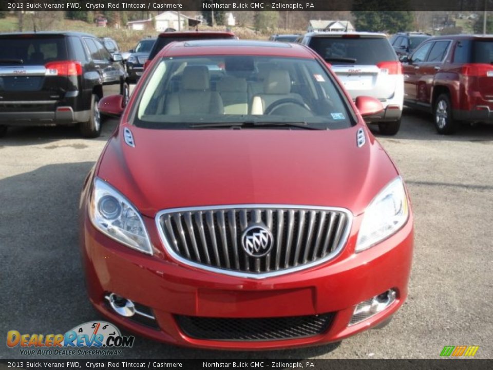 2013 Buick Verano FWD Crystal Red Tintcoat / Cashmere Photo #3