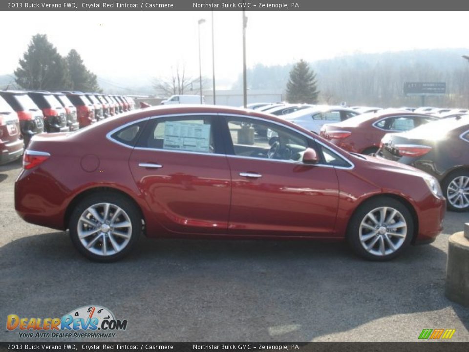 2013 Buick Verano FWD Crystal Red Tintcoat / Cashmere Photo #5