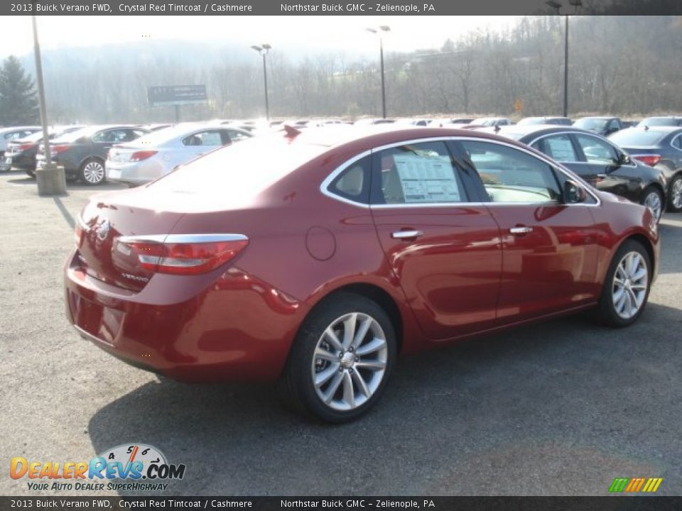 2013 Buick Verano FWD Crystal Red Tintcoat / Cashmere Photo #6