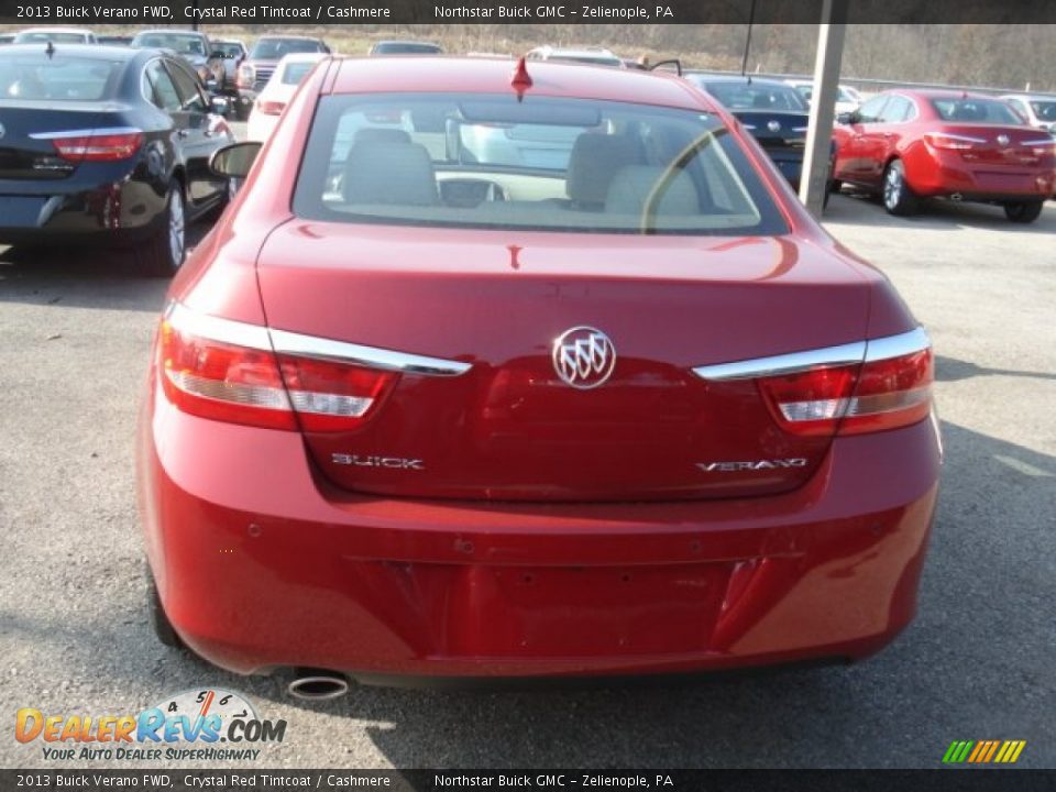 2013 Buick Verano FWD Crystal Red Tintcoat / Cashmere Photo #7