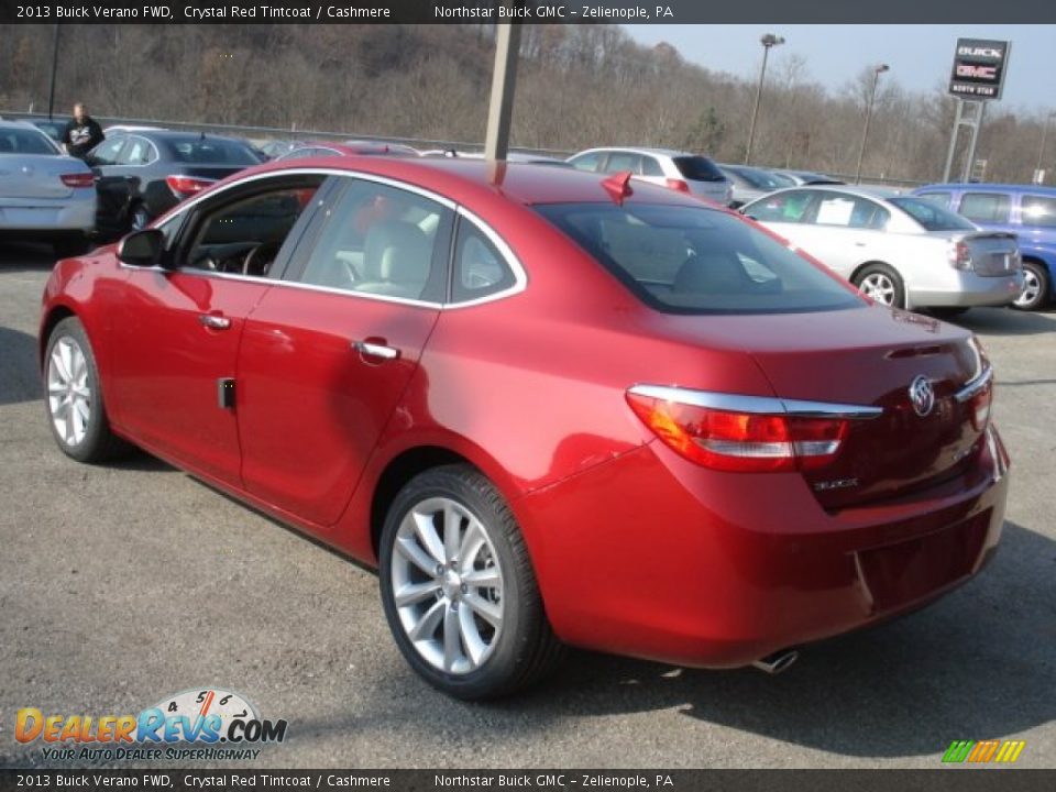 2013 Buick Verano FWD Crystal Red Tintcoat / Cashmere Photo #8