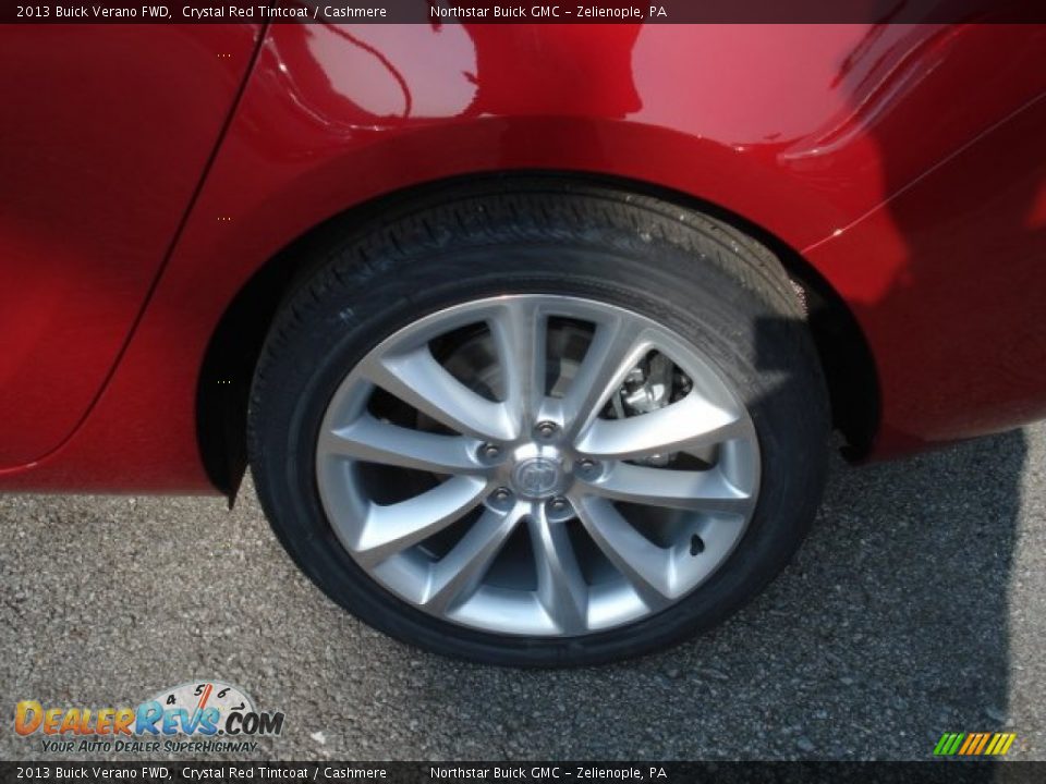 2013 Buick Verano FWD Crystal Red Tintcoat / Cashmere Photo #9