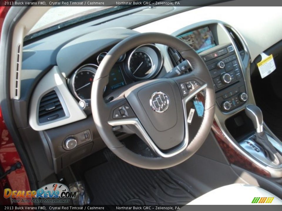 2013 Buick Verano FWD Crystal Red Tintcoat / Cashmere Photo #10