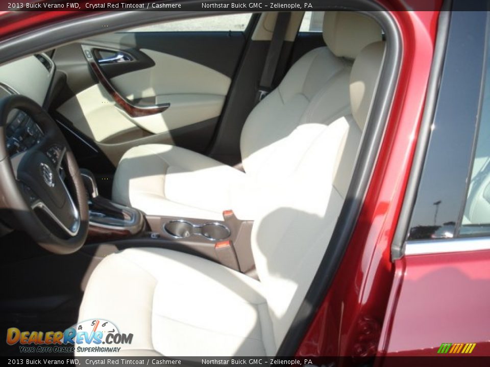 2013 Buick Verano FWD Crystal Red Tintcoat / Cashmere Photo #11