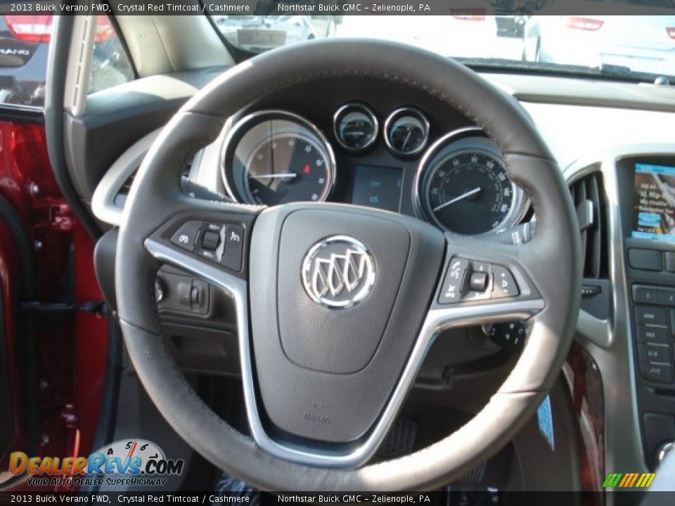 2013 Buick Verano FWD Crystal Red Tintcoat / Cashmere Photo #18