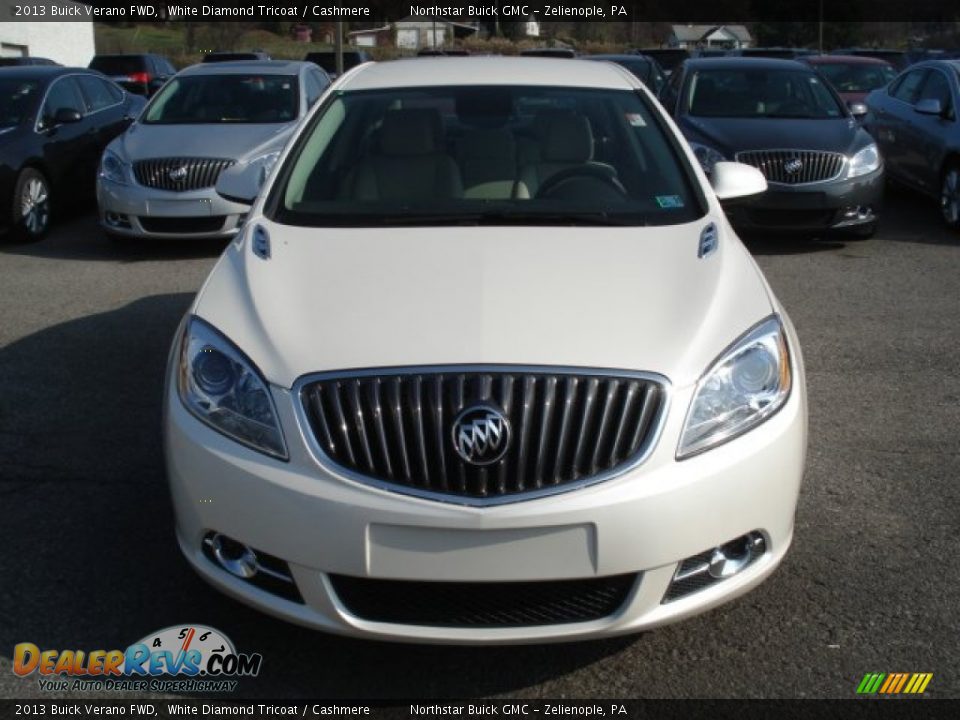 2013 Buick Verano FWD White Diamond Tricoat / Cashmere Photo #3