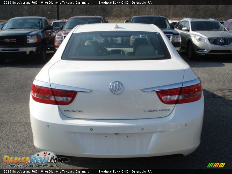 2013 Buick Verano FWD White Diamond Tricoat / Cashmere Photo #7