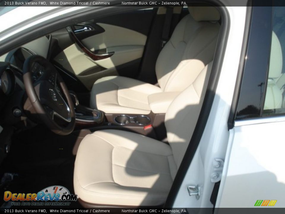 2013 Buick Verano FWD White Diamond Tricoat / Cashmere Photo #11