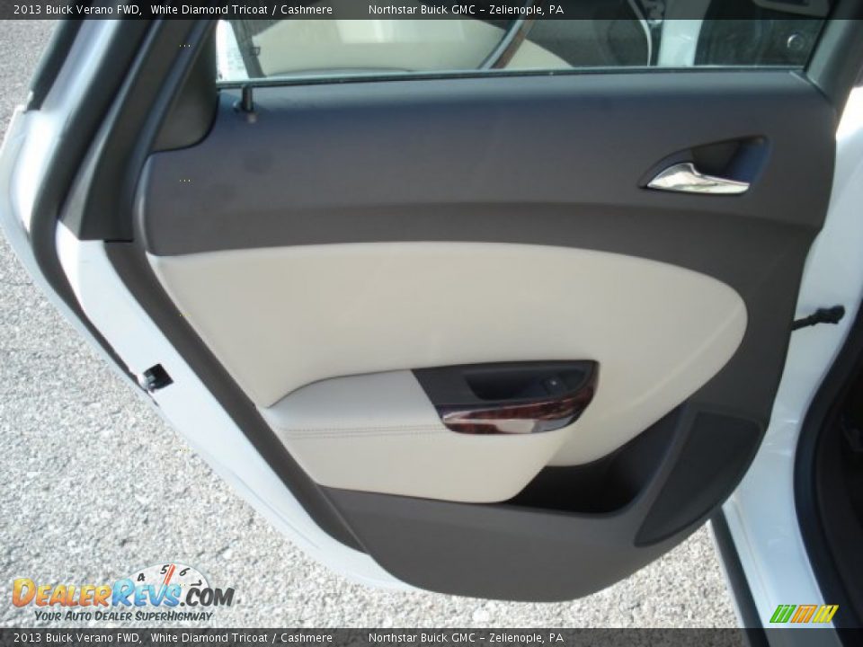 2013 Buick Verano FWD White Diamond Tricoat / Cashmere Photo #14
