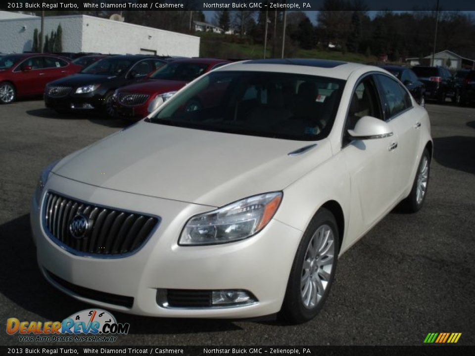 2013 Buick Regal Turbo White Diamond Tricoat / Cashmere Photo #2