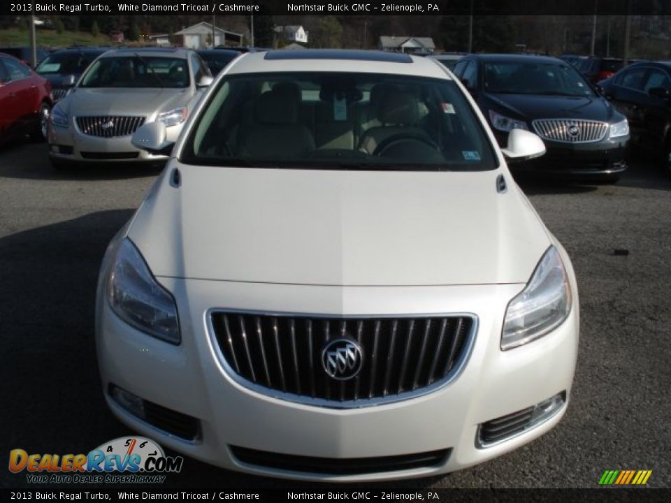 2013 Buick Regal Turbo White Diamond Tricoat / Cashmere Photo #3