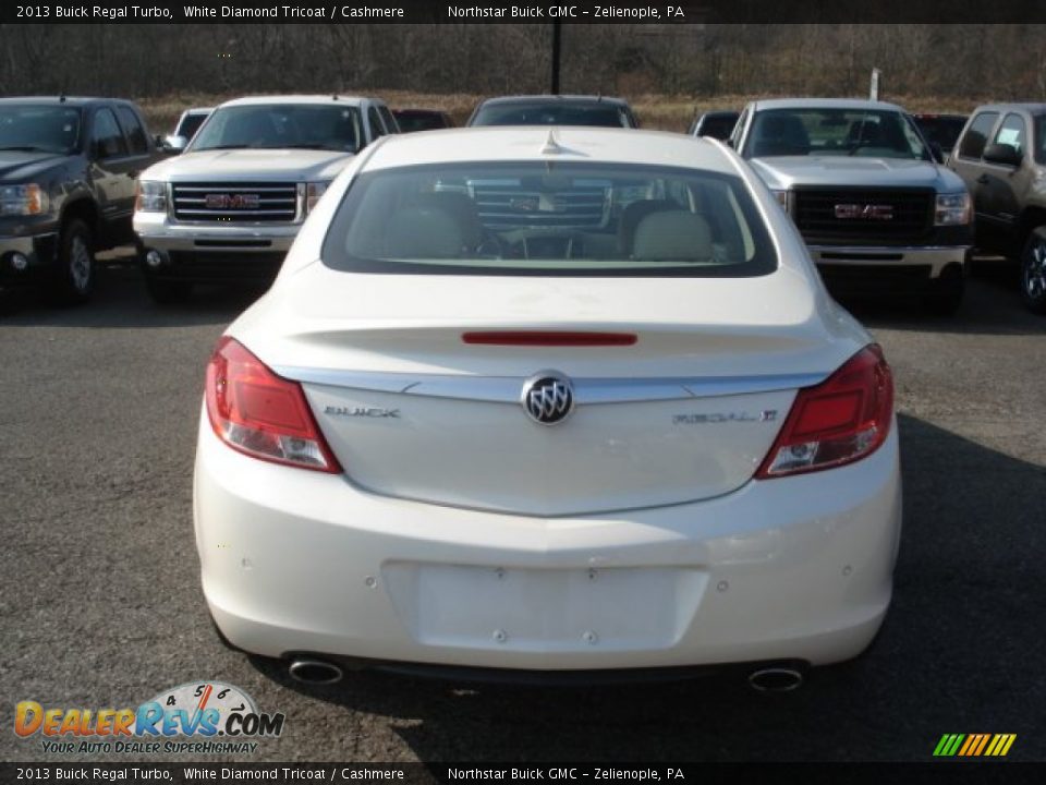 2013 Buick Regal Turbo White Diamond Tricoat / Cashmere Photo #7