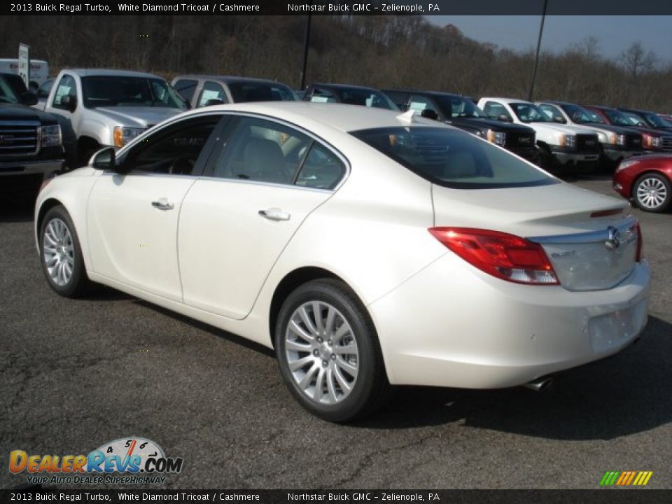 2013 Buick Regal Turbo White Diamond Tricoat / Cashmere Photo #8