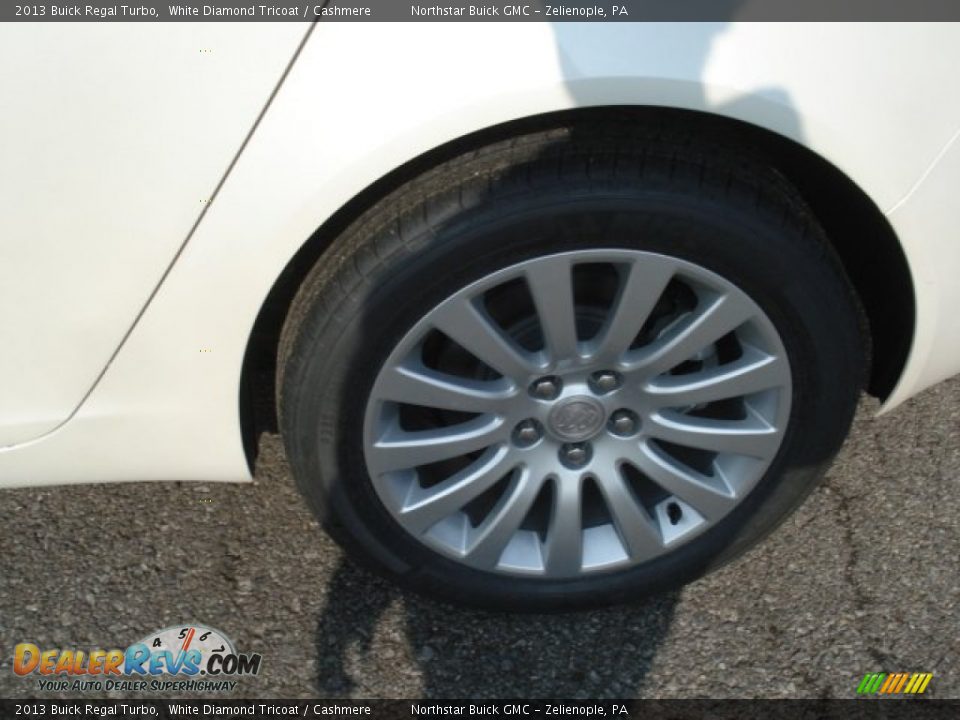 2013 Buick Regal Turbo White Diamond Tricoat / Cashmere Photo #9