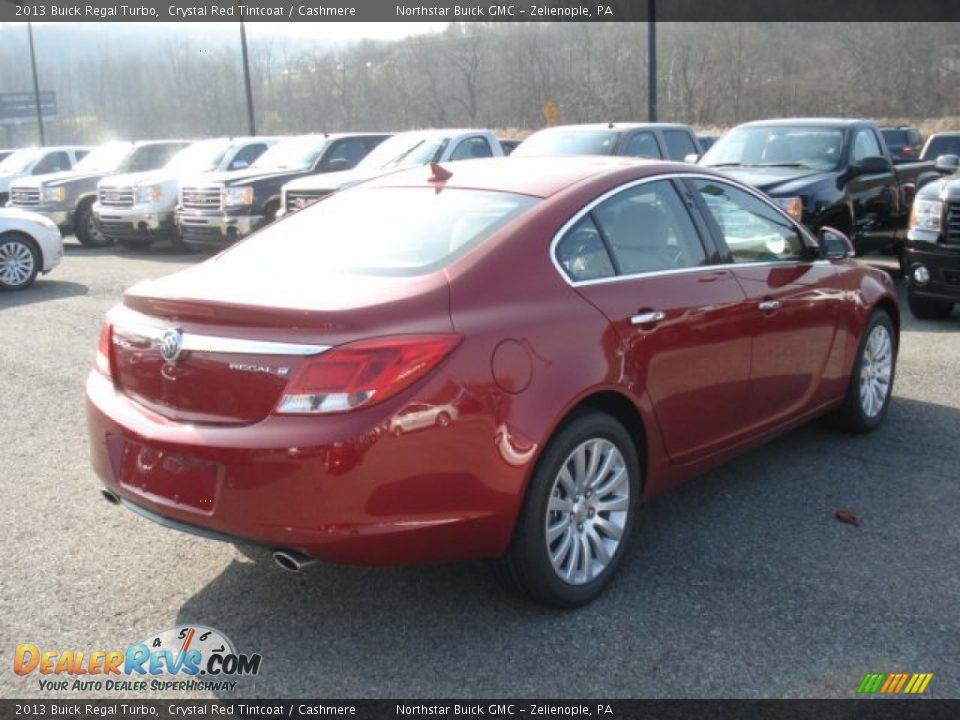 2013 Buick Regal Turbo Crystal Red Tintcoat / Cashmere Photo #6
