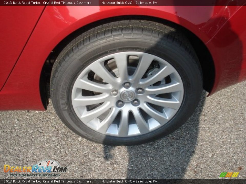 2013 Buick Regal Turbo Crystal Red Tintcoat / Cashmere Photo #9