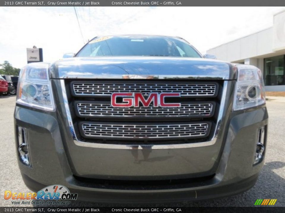 2013 GMC Terrain SLT Gray Green Metallic / Jet Black Photo #2