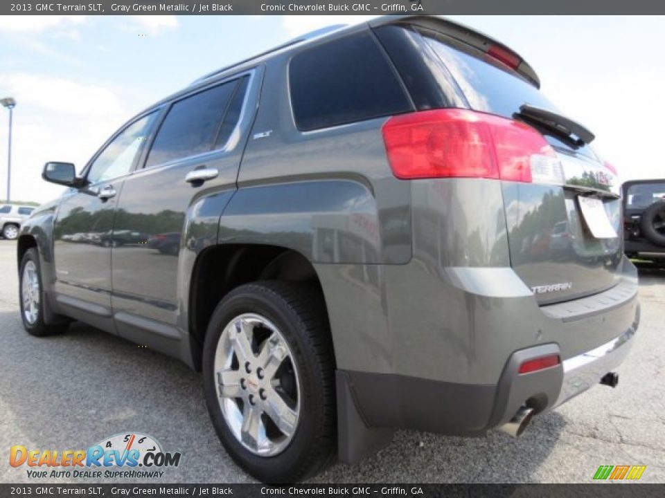 2013 GMC Terrain SLT Gray Green Metallic / Jet Black Photo #5
