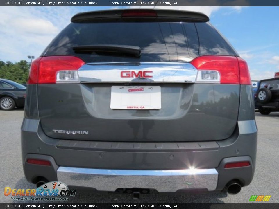 2013 GMC Terrain SLT Gray Green Metallic / Jet Black Photo #6