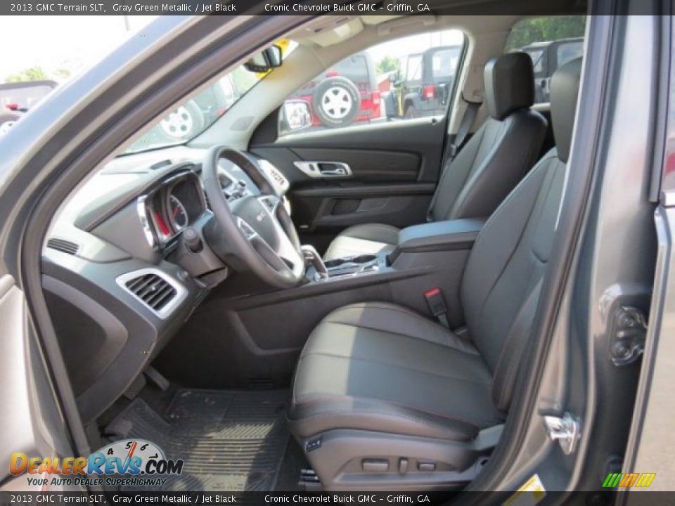 2013 GMC Terrain SLT Gray Green Metallic / Jet Black Photo #10