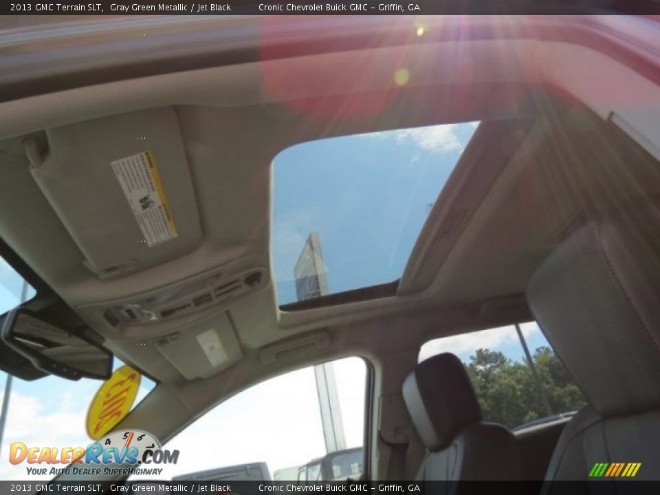 2013 GMC Terrain SLT Gray Green Metallic / Jet Black Photo #11