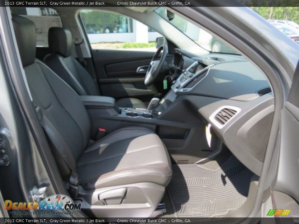 2013 GMC Terrain SLT Gray Green Metallic / Jet Black Photo #14