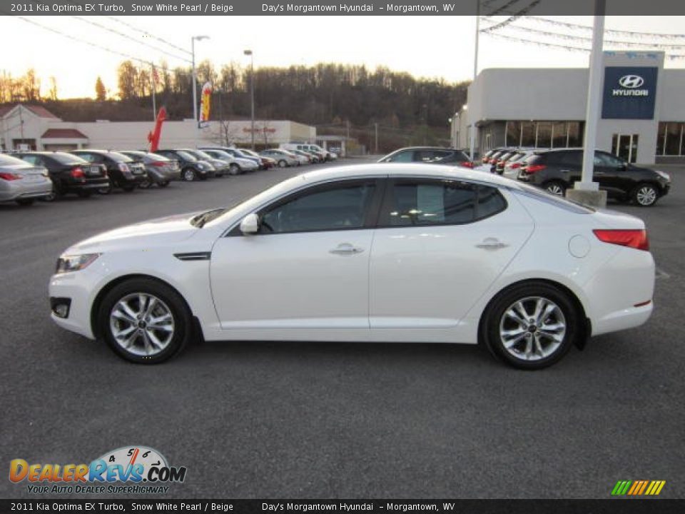 Snow White Pearl 2011 Kia Optima EX Turbo Photo #4