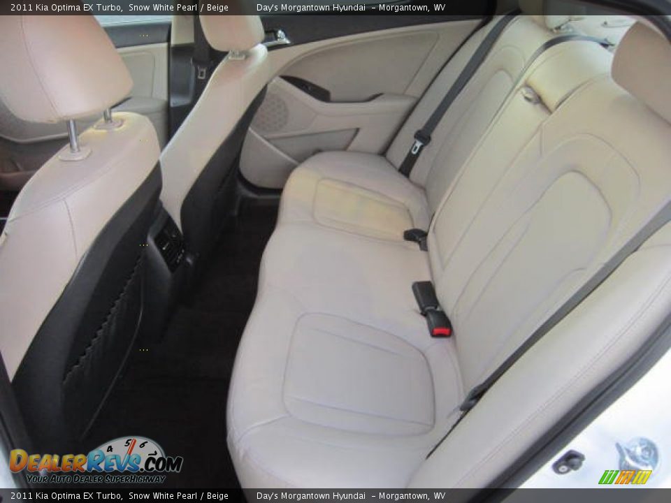 Rear Seat of 2011 Kia Optima EX Turbo Photo #13
