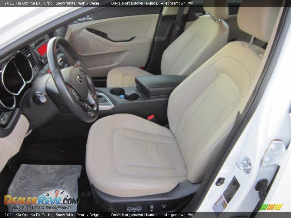 Front Seat of 2011 Kia Optima EX Turbo Photo #15