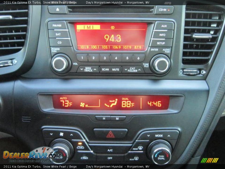 Controls of 2011 Kia Optima EX Turbo Photo #18