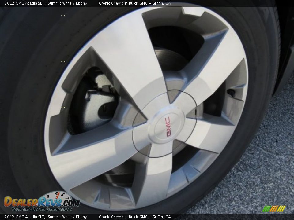 2012 GMC Acadia SLT Summit White / Ebony Photo #9