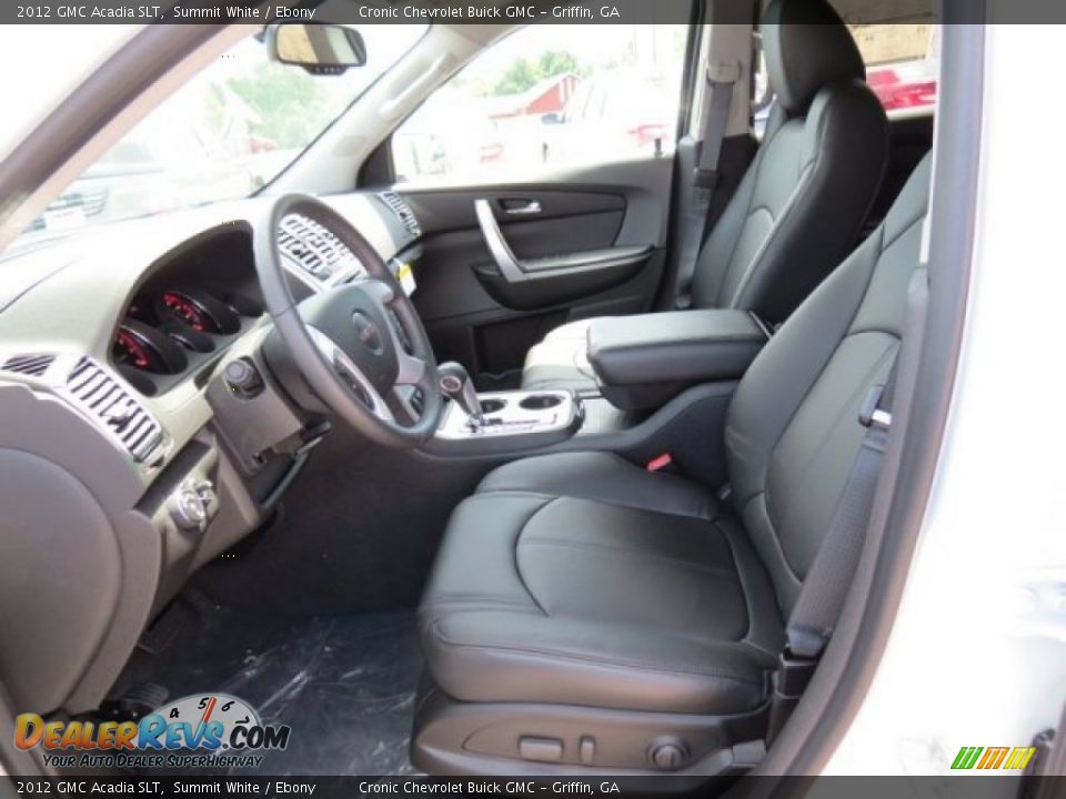 2012 GMC Acadia SLT Summit White / Ebony Photo #10