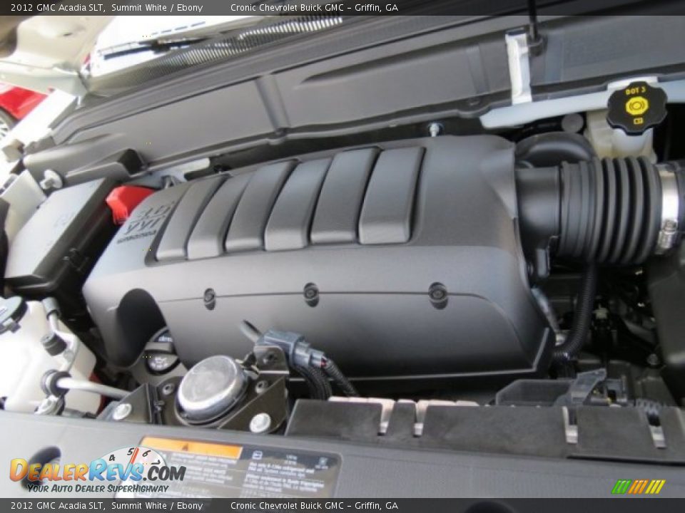 2012 GMC Acadia SLT Summit White / Ebony Photo #11