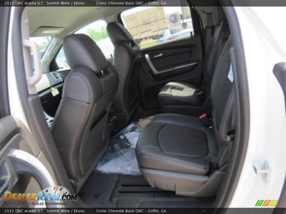 2012 GMC Acadia SLT Summit White / Ebony Photo #12