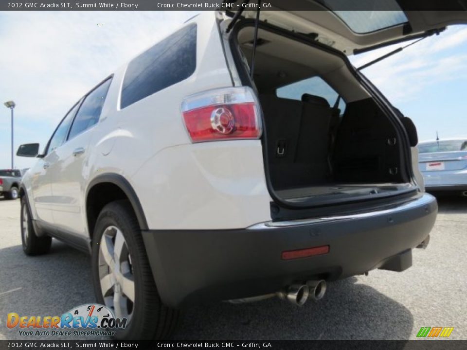 2012 GMC Acadia SLT Summit White / Ebony Photo #14