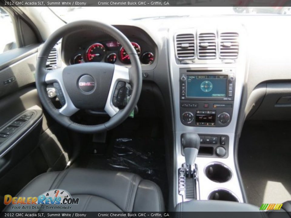 2012 GMC Acadia SLT Summit White / Ebony Photo #16