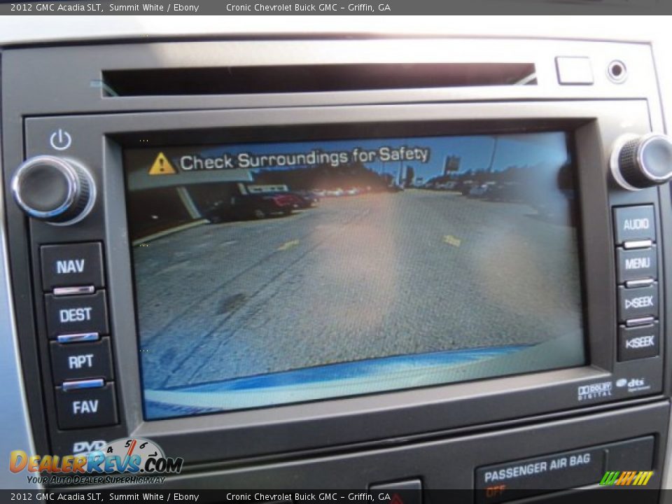 2012 GMC Acadia SLT Summit White / Ebony Photo #18