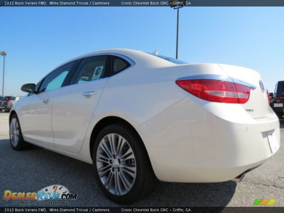 2013 Buick Verano FWD White Diamond Tricoat / Cashmere Photo #5