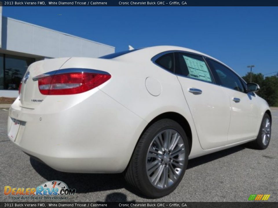 2013 Buick Verano FWD White Diamond Tricoat / Cashmere Photo #7
