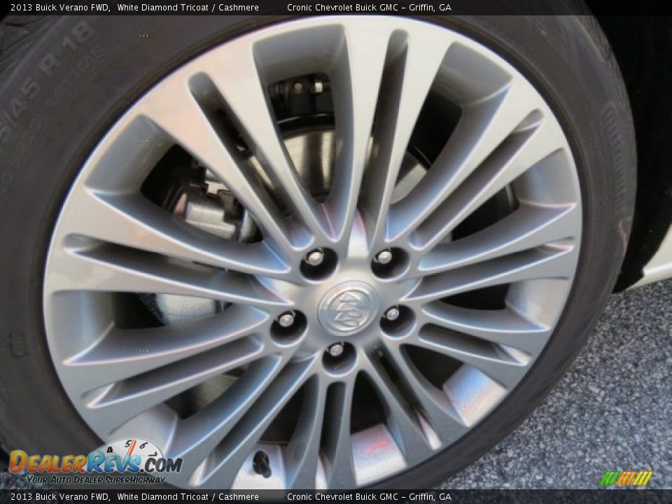 2013 Buick Verano FWD White Diamond Tricoat / Cashmere Photo #9