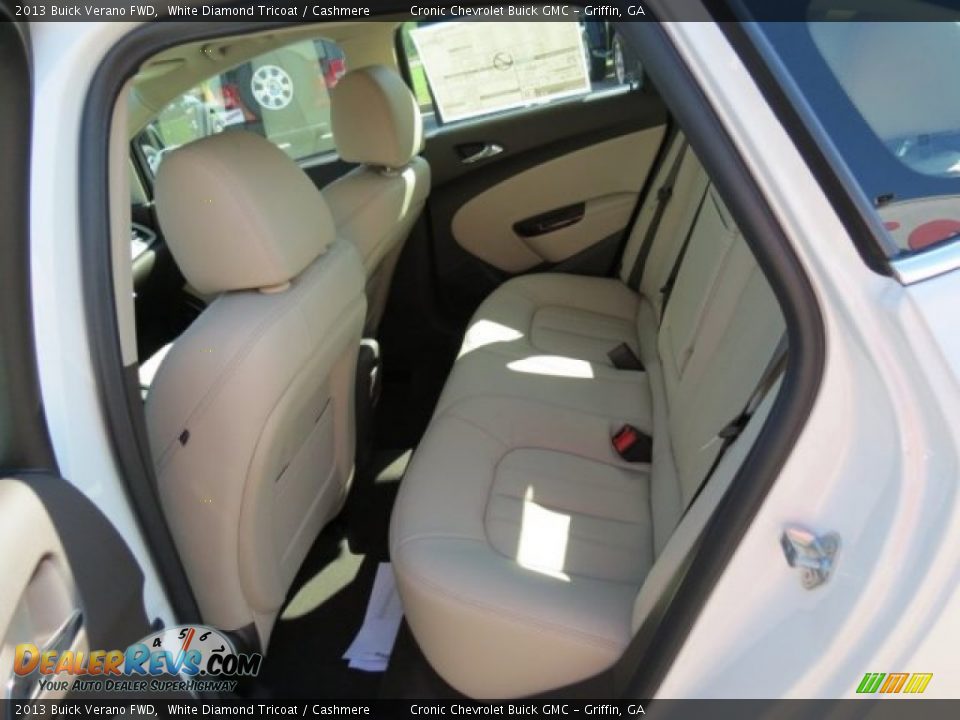 2013 Buick Verano FWD White Diamond Tricoat / Cashmere Photo #11