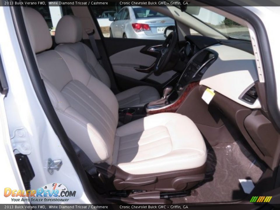 2013 Buick Verano FWD White Diamond Tricoat / Cashmere Photo #12