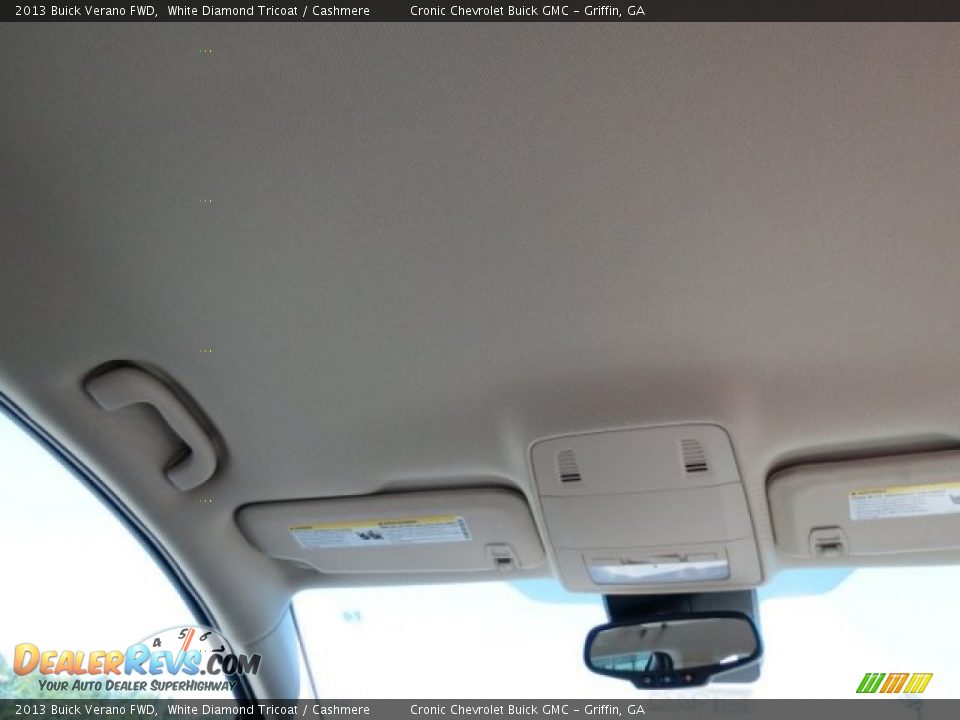 2013 Buick Verano FWD White Diamond Tricoat / Cashmere Photo #13