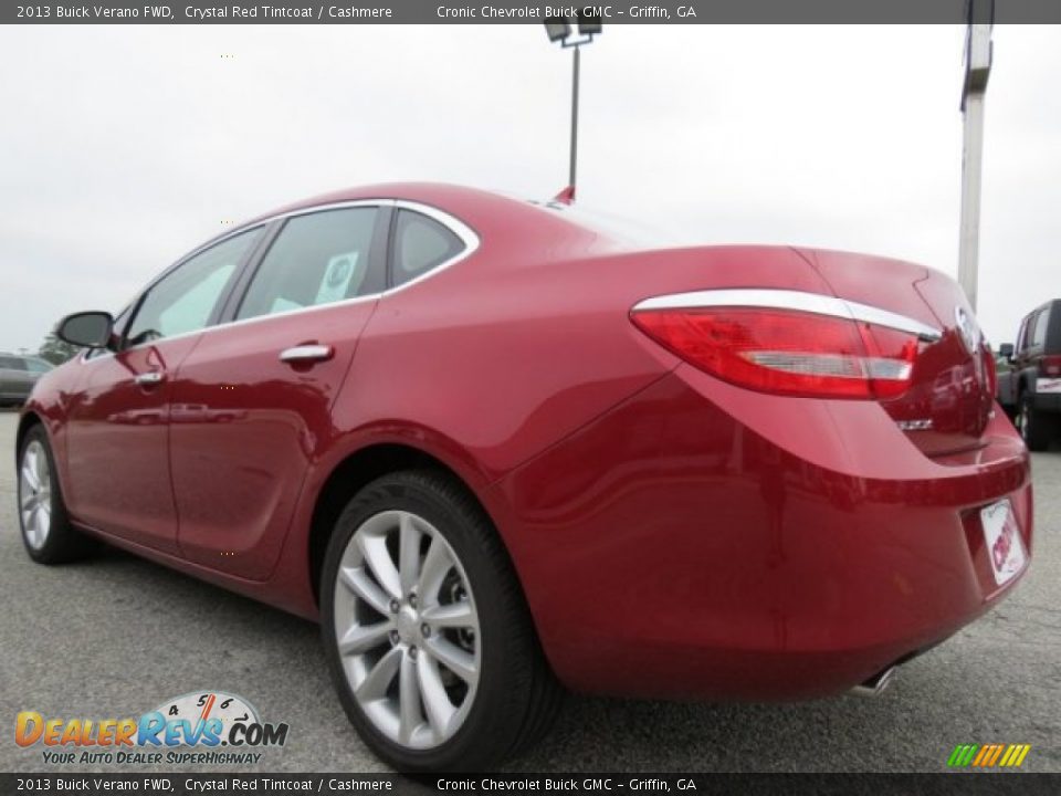 2013 Buick Verano FWD Crystal Red Tintcoat / Cashmere Photo #5