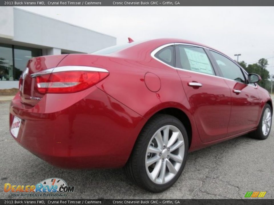 2013 Buick Verano FWD Crystal Red Tintcoat / Cashmere Photo #7