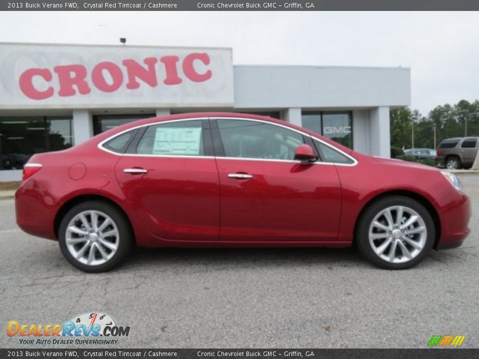 2013 Buick Verano FWD Crystal Red Tintcoat / Cashmere Photo #8