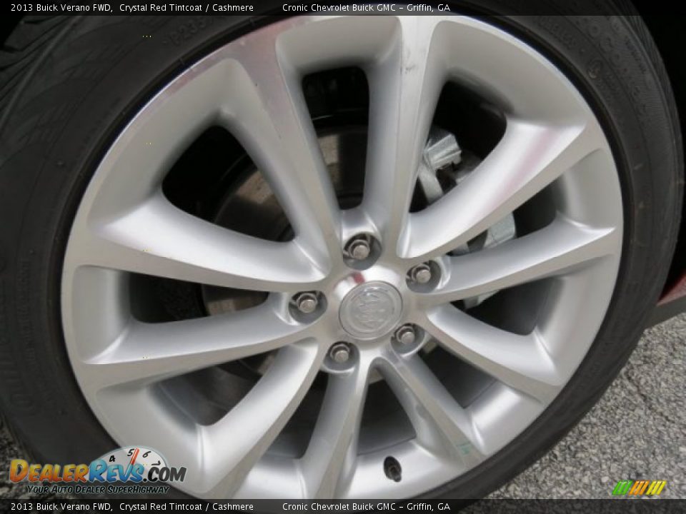 2013 Buick Verano FWD Crystal Red Tintcoat / Cashmere Photo #9