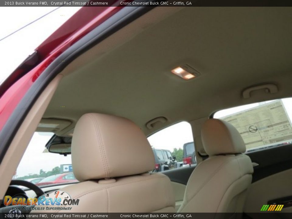 2013 Buick Verano FWD Crystal Red Tintcoat / Cashmere Photo #12
