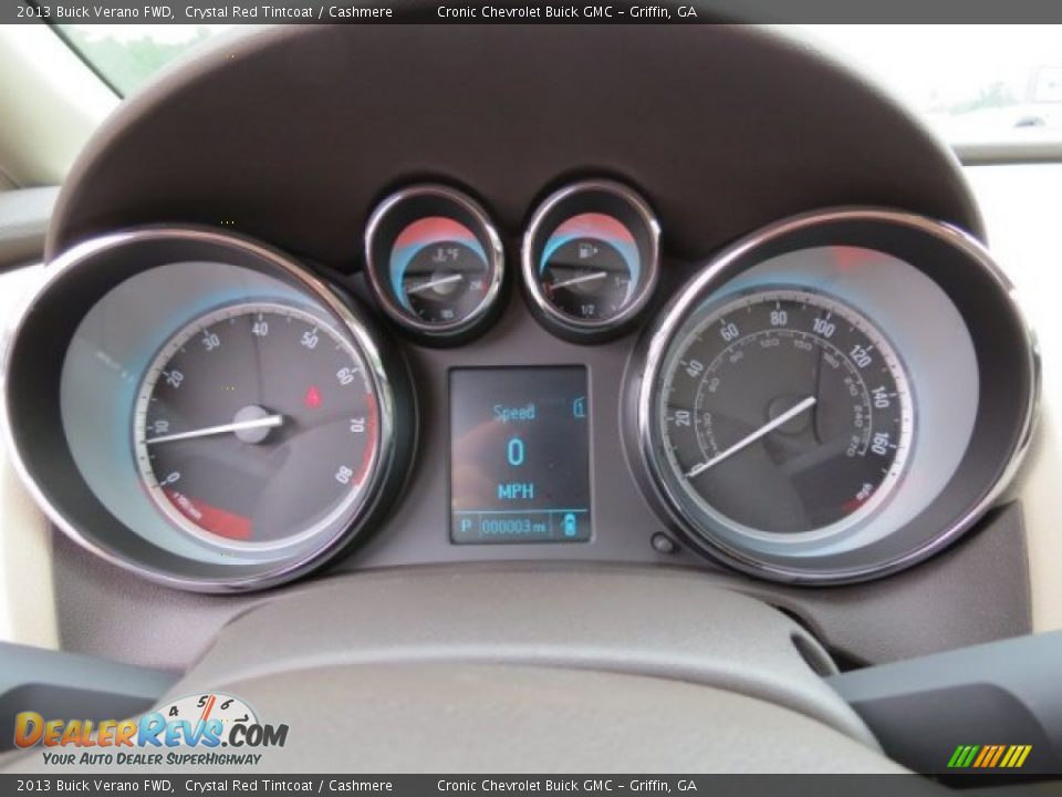 2013 Buick Verano FWD Crystal Red Tintcoat / Cashmere Photo #16